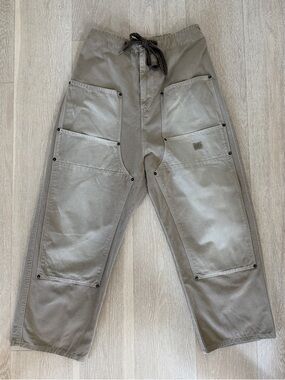 Kapital - Katsuragi Double Knee Easy Pant - Beige - Size 4